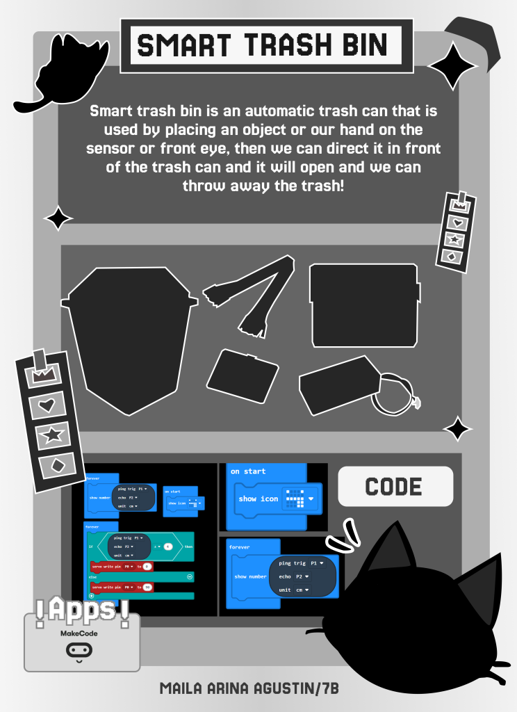 Poster Smart Trash Bin